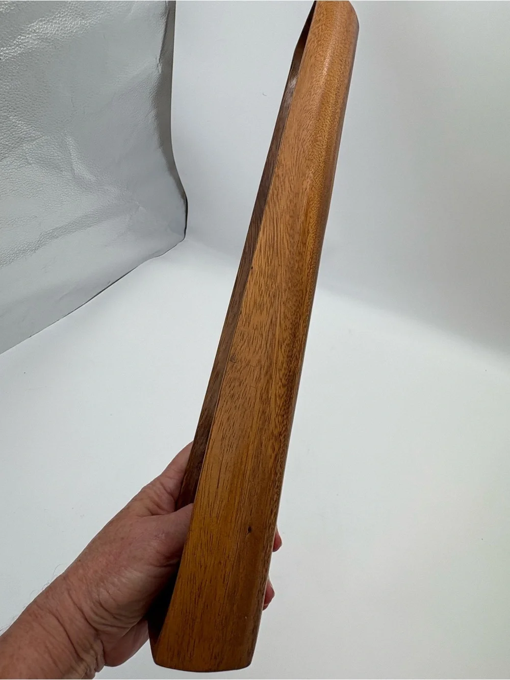 Gorgeous Mid-Century Modern Wooden Elongated Serving Tray